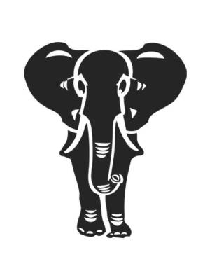 Трафареты Слона