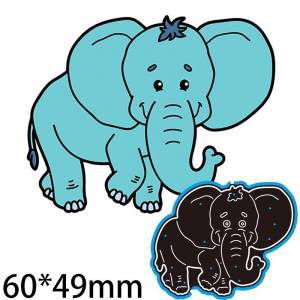 Aidier слон металлический трафарет трафареты для скрапбукинга тиснение штамповка альбом карты