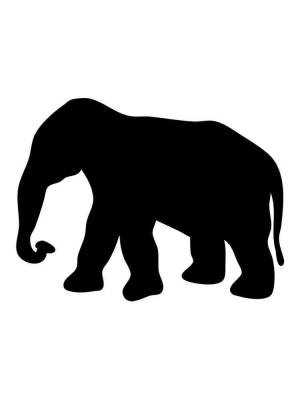 Трафареты Слона
