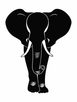 Трафареты Слона