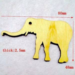 Вырезы в виде слона 20xelephant, деревянные заготовки, вырезанные животными, деревянный слон, вырезанные деревянные украшения