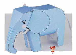 Делаем бумажного слона