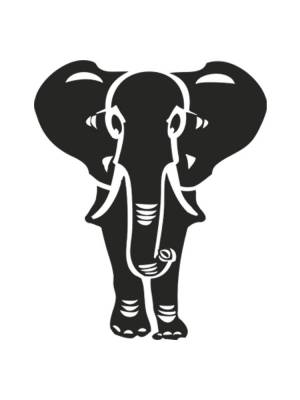 Трафареты Слона