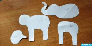 Мастер-класс по изготовлению поделки из пряжи и картона «Слон»