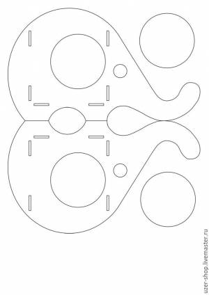 Мастерим из бумаги и картона подставку-органайзер «Слон» для планшета