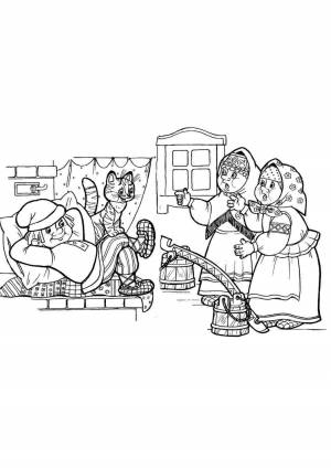 Емеля рисунок карандашом