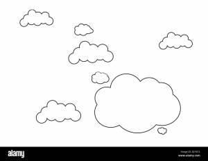 Рисунок неба раскраска