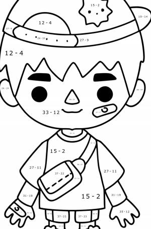 Раскраска Тока Бока Маленький Мальчик ♥ !