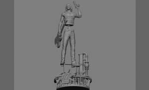 Файл STL CYBERPUNK 2077 JOHNNY SILVERHAND STATUE GAME CHARACTER sexy keanu reeves ・3D модель для печати ・Cults