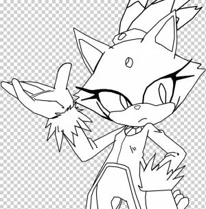 Кот Blaze Sonic Поколения Сфинкс Кот рисунок Русский Синий, Blaze, угол, белый, млекопитающее png