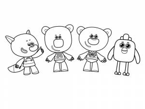 Раскраска Мимимишки 3