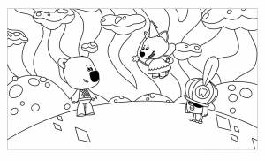 Раскраски Мимимишки