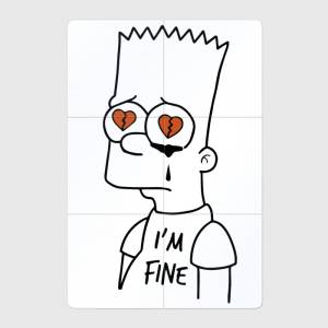 Магнитный плакат 2x3 I'm fine