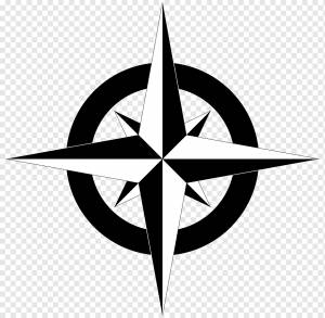 Северный Компас Бесплатный контент, Compass Rose s, логотип, симметрия, монохромный png