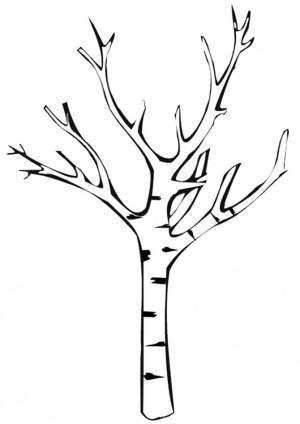 Аппликация дерево из бумаги, пластна, природного материала