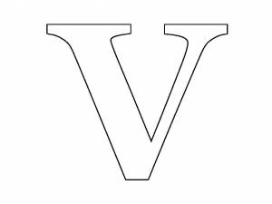 Трафарет Римских цифр