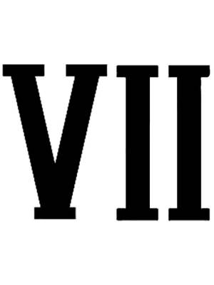 Трафареты Римских цифр