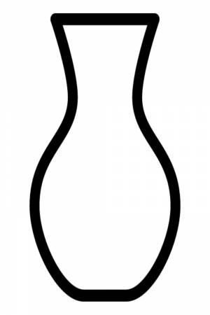 Трафареты Ваз для вырезания из бумаги