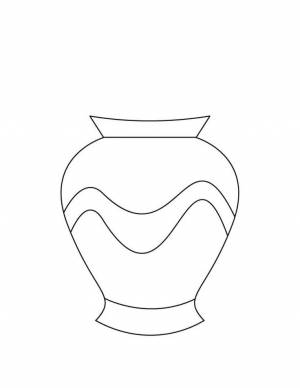 Шаблоны и трафарет вазы для вырезания из бумаги