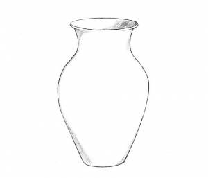 Трафареты ваза цветная