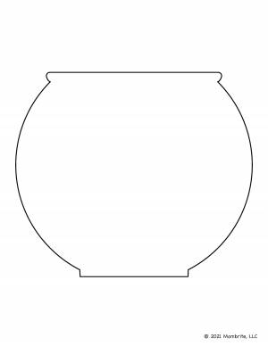 Ваза шаблон для вырезания