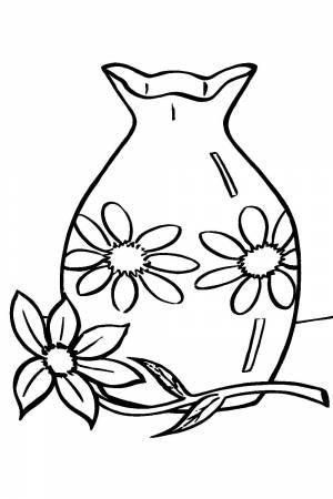 Трафареты Ваз для вырезания из бумаги