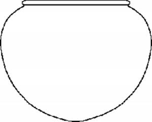 Раскраски шаблон вазы круглая ваза контур для вырезания из бумаги