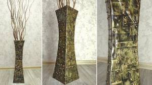 Сделал за 2 вечера и 300 рублей эксклюзивную вазу из картона