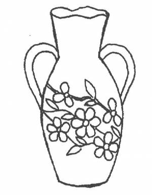 Раскраска Ваза
