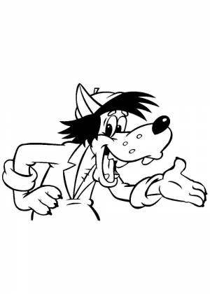 Трафареты и силуэты волка