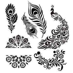 Трафареты и шаблоны узоров