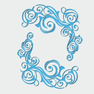 Трафарет Морозные узоры