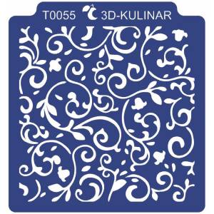 Трафарет  Растительный узор