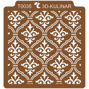 Трафарет  Растительный узор №8