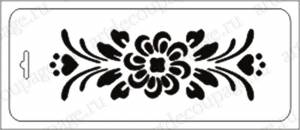 Трафареты узоров для росписи и декупажа Трафарет-Дизайн