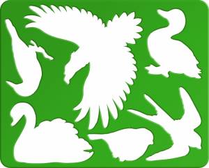 трафарет Луч Птицы, цены на Мегамаркет