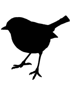 Трафареты Воробья