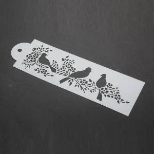 Сорока Птица Лом Стены Трафарет Аэрограф Живопись Декор DIY Художественный Трафарет