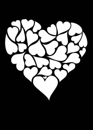 Трафареты и шаблоны на 14 февраля