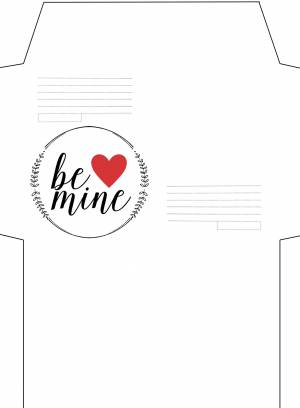 Шаблоны шокобоксов и конвертов ко Дню влюбленных