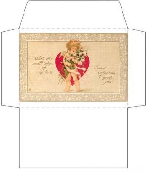 Как сделать конверт на День Святого Валентина