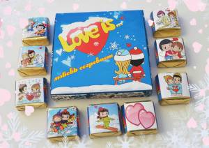 Шаблоны шокобоксов и конвертов ко Дню влюбленных