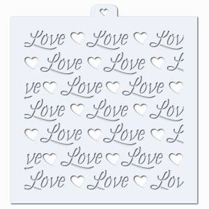 Набор трафаретов 14 Февраля 6 шт 