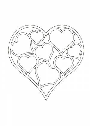 Трафареты и шаблоны на 14 февраля