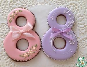 Вырубка для пряников к 8 Марта