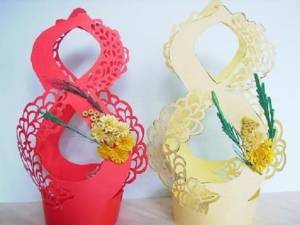 Весенние вытынанки, к 8 марта для украшения окон