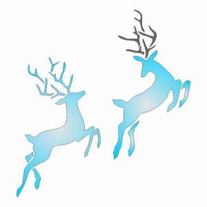 Трафарет Олень 003