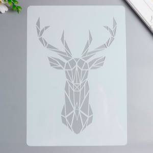 Трафарет пластик Геометрия