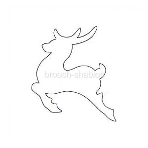 ШАБЛОН ОЛЕНЬ