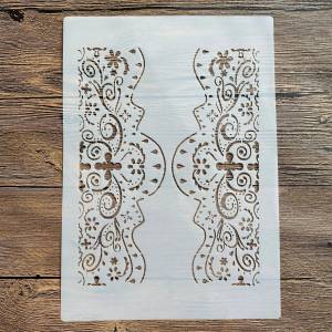 Трафареты  29*21 см для самостоятельной сборки, настенная живопись, искусственная карта, шаблон, ткань